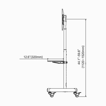 NB AV Cart for TVs AVA1500