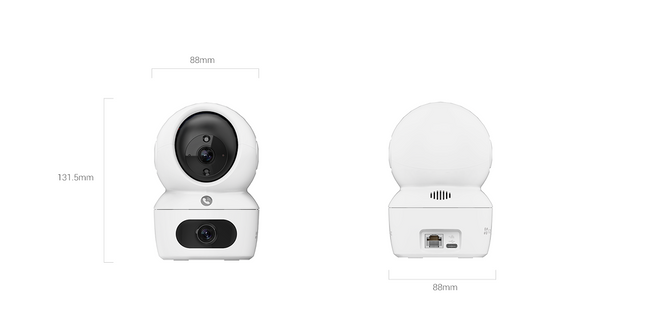 EZVIZ Dual 2K+ 4MP indoor CAMERA