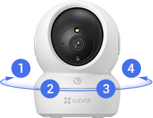 EZVIZ Indoor Camera C6N G1 3K 5MP C6N PRO G1 3K 5 MP