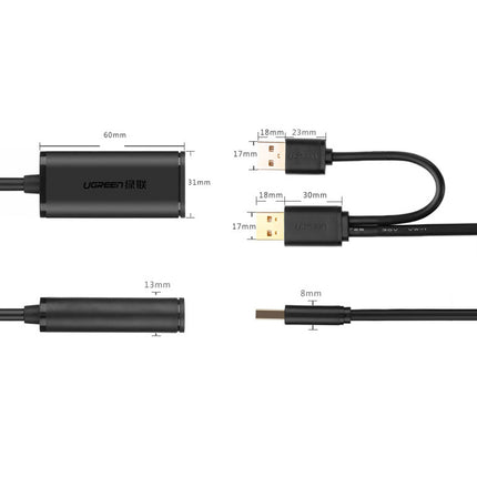Ugreen Usb 2.0 Active Extension Cable With Usb