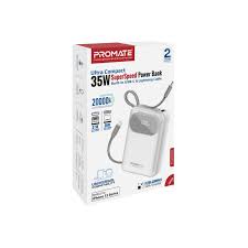 Promate Mobile Charger POWERPOD-30 WHITE PRO-CH-POWERPOD-30.WHITE