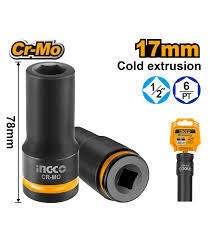 INGCO 1/2"DR. DEEP IMPACT SOCKET HDIS12172L
