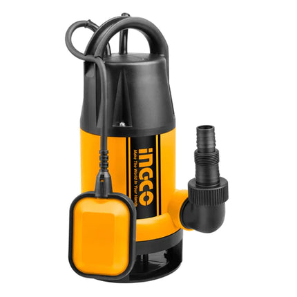 INGCO SUBMERSIBLE PUMP SEWAGE DIA 2" MAX FLOW 300L\MIN 1 HP