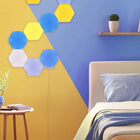 NANOLEAF Shapes Hexagons Starter Kit - Smart WiFi LED Panel System w/ Music Visualizer - 9 Pack - White