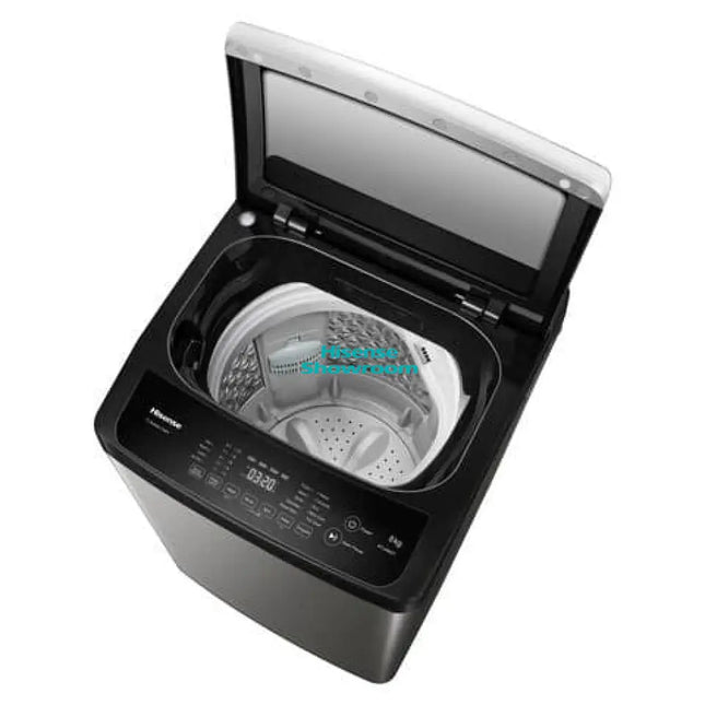 HISENSE 8KG TOP LOADER WASHING MACHINE PREMIUM BLACK