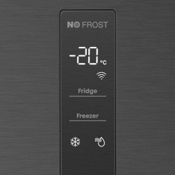 HISENSE REFRIGERATOR MULTI PORTS NO FROST ENERGY CLASS F 493 L  INOX