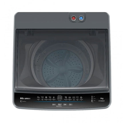 HISENSE 8KG TOP LOADER WASHING MACHINE PREMIUM BLACK