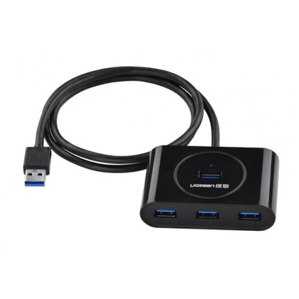 Ugreen Usb 3.0 4 Ports Hub Black 50Cm