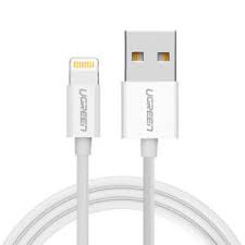 Ugreen Lightning To Usb Cable(Abs Case) White 1M