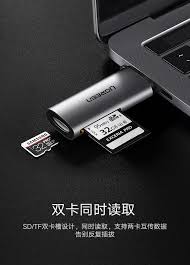 Ugreen Usb-C Tf/Sd Card Reader Gray