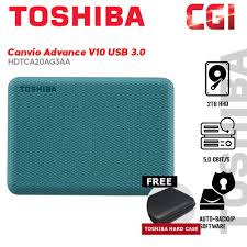 Toshiba Canvio Advance V10 2TB - Green