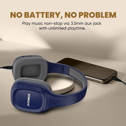 SonicGear Airphone 5 Bluetooth Headset - Indigo
