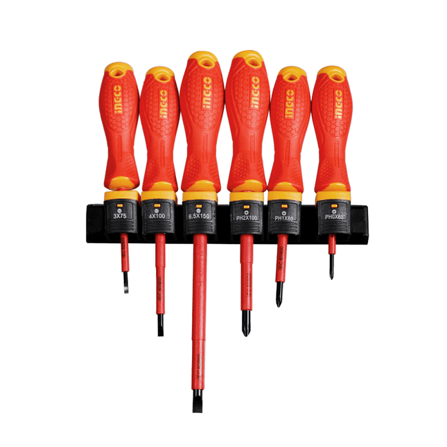 INGCO SCREWDRIVER SET OF 6 PCS INSULATED
