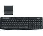 Logitech K375s US INT'L Multi-Device Wireless Keyboard and Stand Combo - Graphite/Off-White