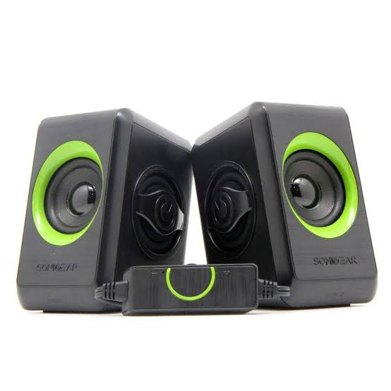 SonicGear Quatro 2 Stereo Speaker - Lime Green
