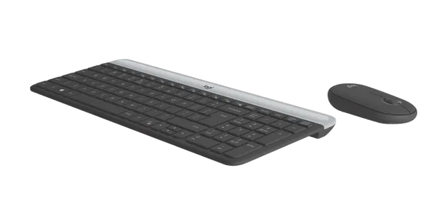 Logitech MK470 FRA Slim Wireless Keyboard and Mouse Combo - Graphite
