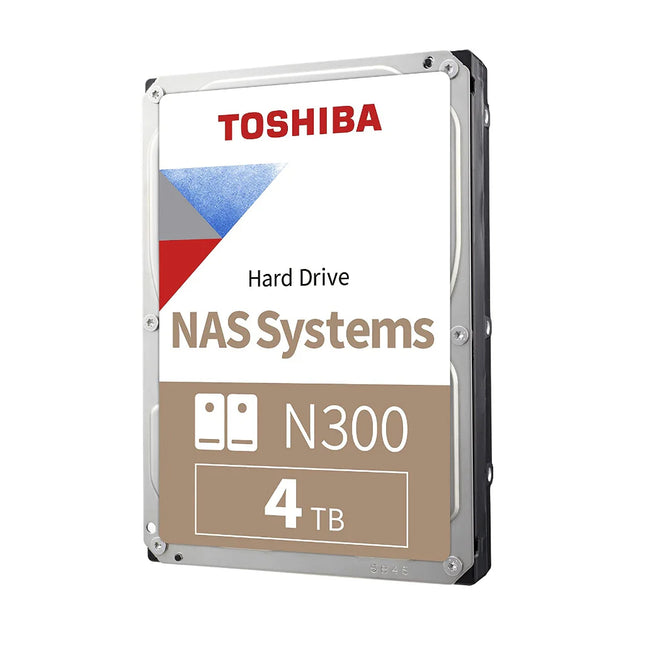 Toshiba 3.5" 4TB 7200rpm 256MB NAS HDD - N300 (Box)