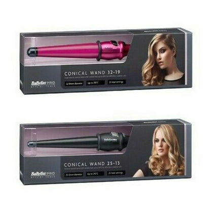 BABYLISS PRO CONICAL CURLING IRON 19MM