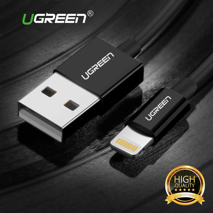 Ugreen Lightning To Usb Cable(Abs Case) Black 1M