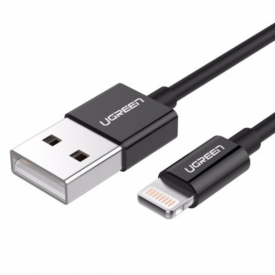 Ugreen Lightning To Usb Cable(Abs Case) Black 1M
