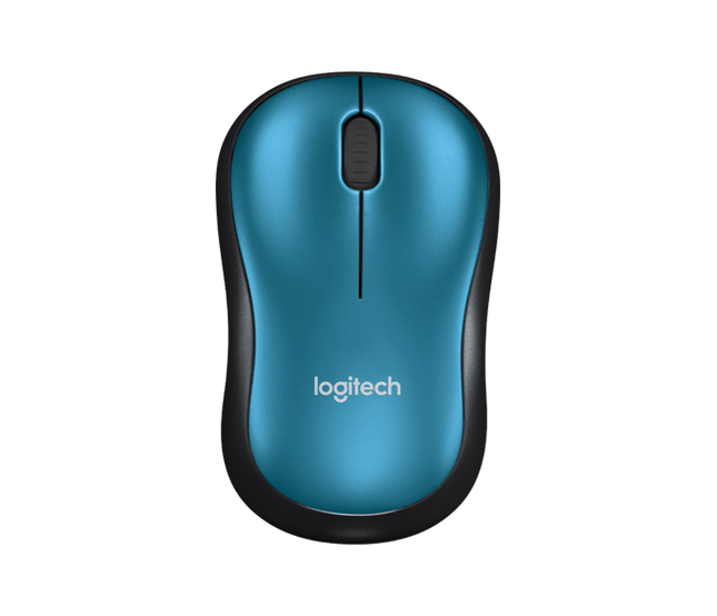 Logitech M185 Wireless Mouse - Blue