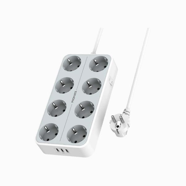 POWERCORD8EU 4M.WHITE