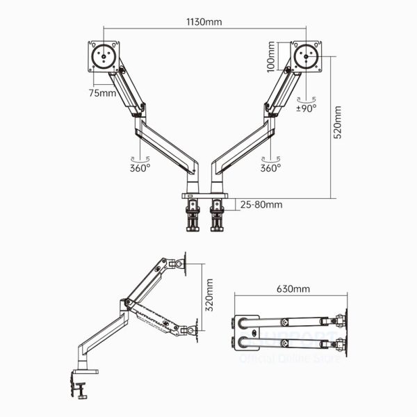 NB Desk Mount G35 - Image 2