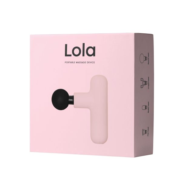 LOLA Portable Massage Gun - Pamper Pink - Image 3