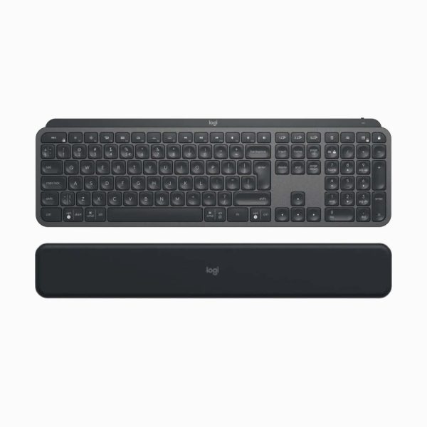 Logitech MX Keys Plus Advanced Wireless Illuminated Keyboard with Palm Rest