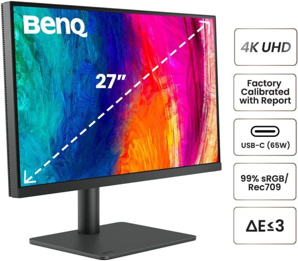 Benq 4K Uhd Designer Monitor 27" - Image 7