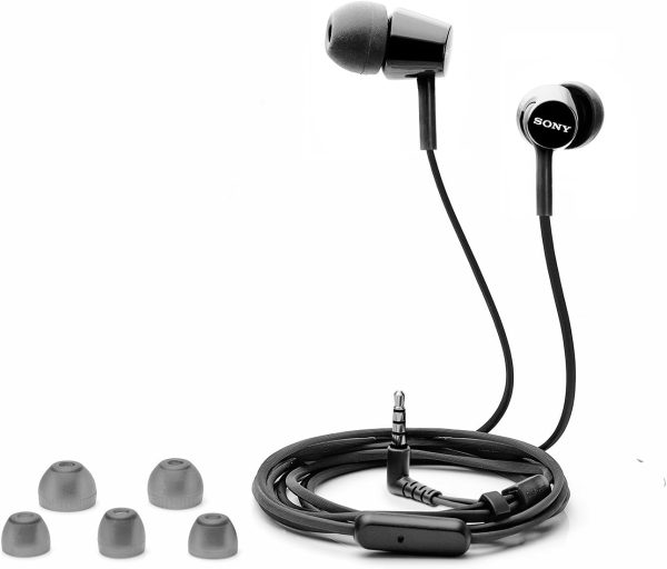 Sony In Ear Headphone Black - Image 3