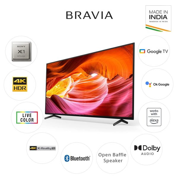 Sony Bravia 4K Uhd X75 Smart Television 55" - Image 6