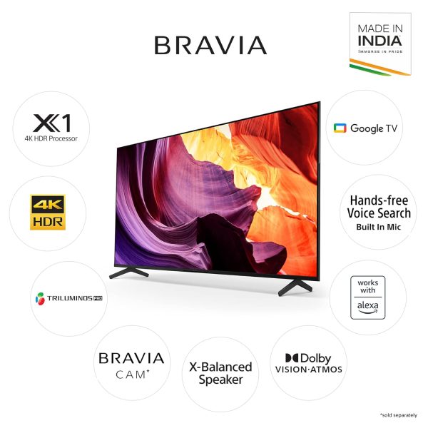 Sony Bravia 4K Hdr X80 Smart Television 55" - Image 6