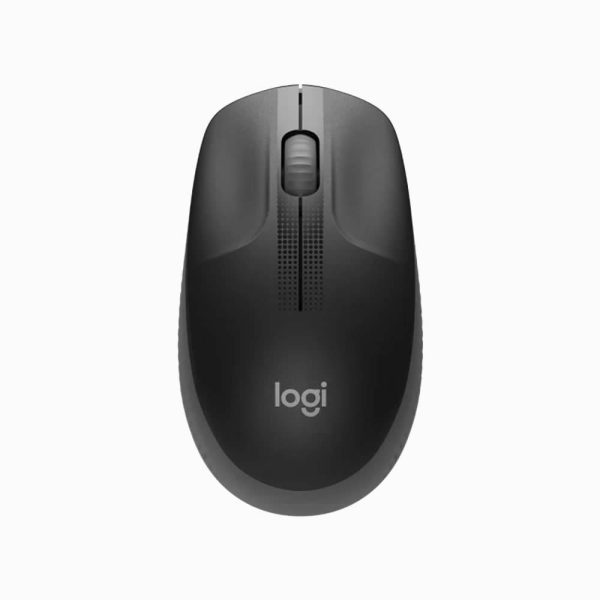 Logitech M190 Wireless Mouse Full Size Black