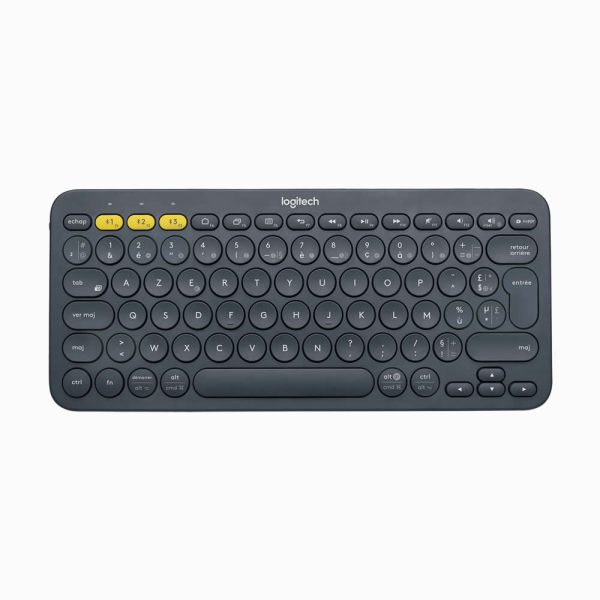 Logitech K380 Multi-Device Bluetooth Keyboard Grey Azerty