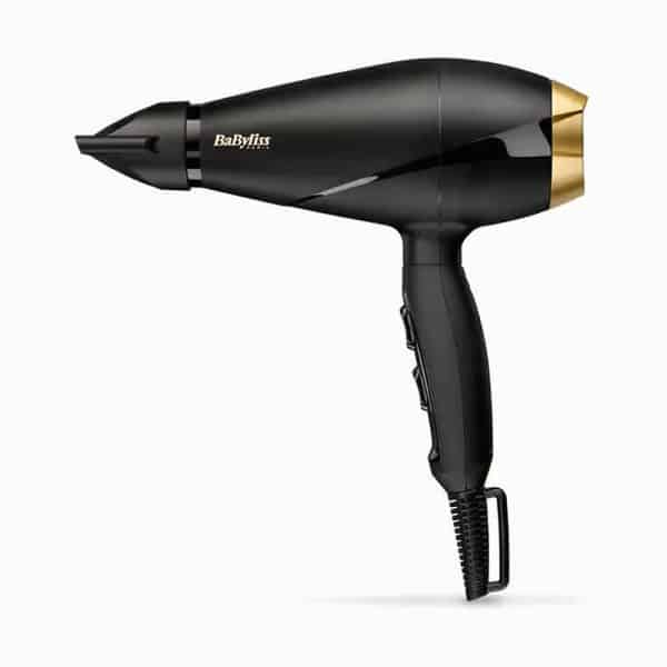 BABYLISS HAIR DRYER POWER PRO 2000 BLACK & GOLD