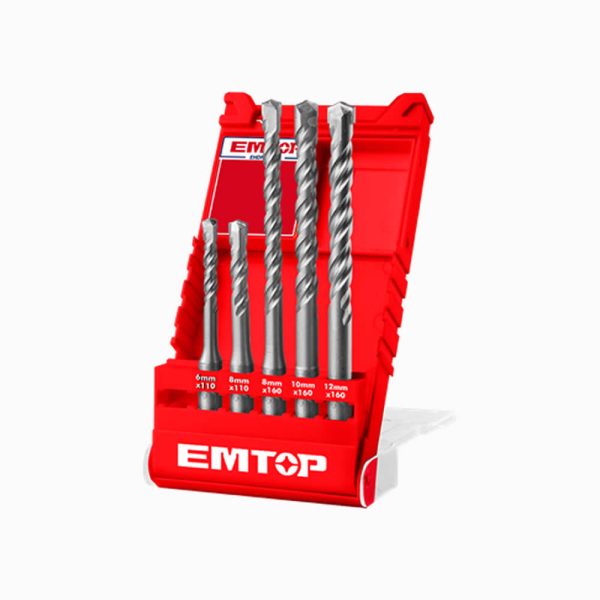 Emtop SDS Plus Hammer Drill Set 5 PCS