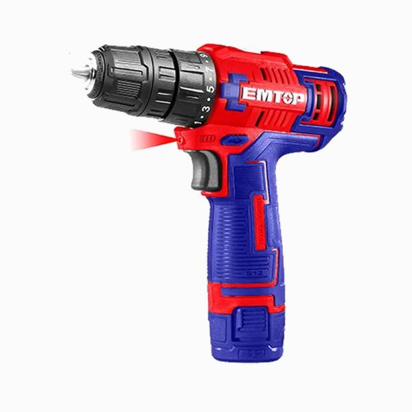 Emtop Cordless Drill 12V 20Nm