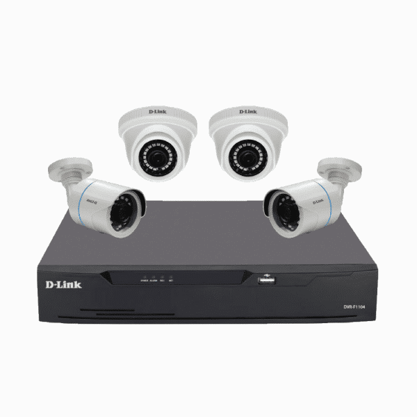 D-Link 4 Channel Analog CCTV Surveillance Kit