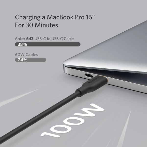 Anker Powerline 3 Flow USB C Black - Image 2