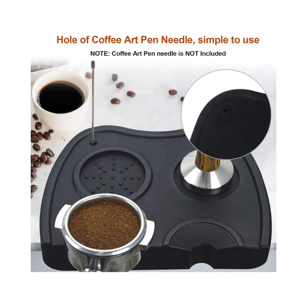 Espresso Coffee Tamper Mat Black - Image 5