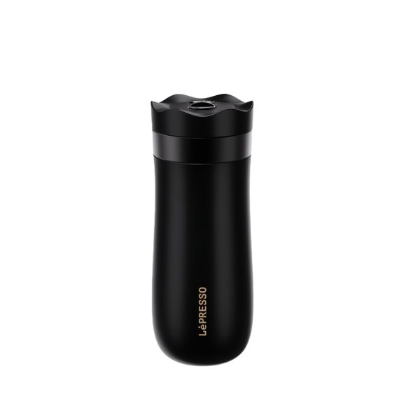 LPIMFPBK LePresso Insulated Mug with French Press Black