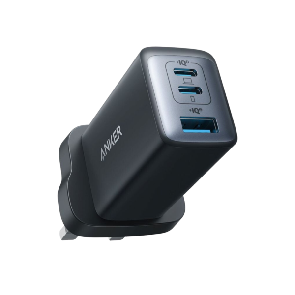 Anker USB C Charger PowerPort 3-Port 65W  BLACK