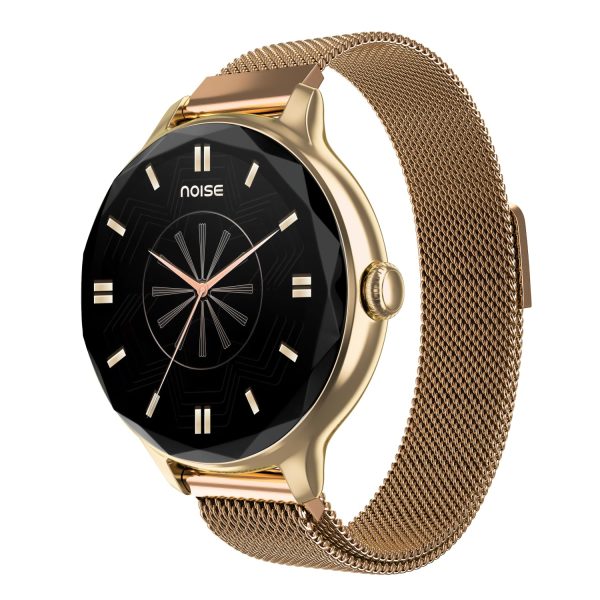 Noise NoiseFit Diva Smartwatch - Gold Link